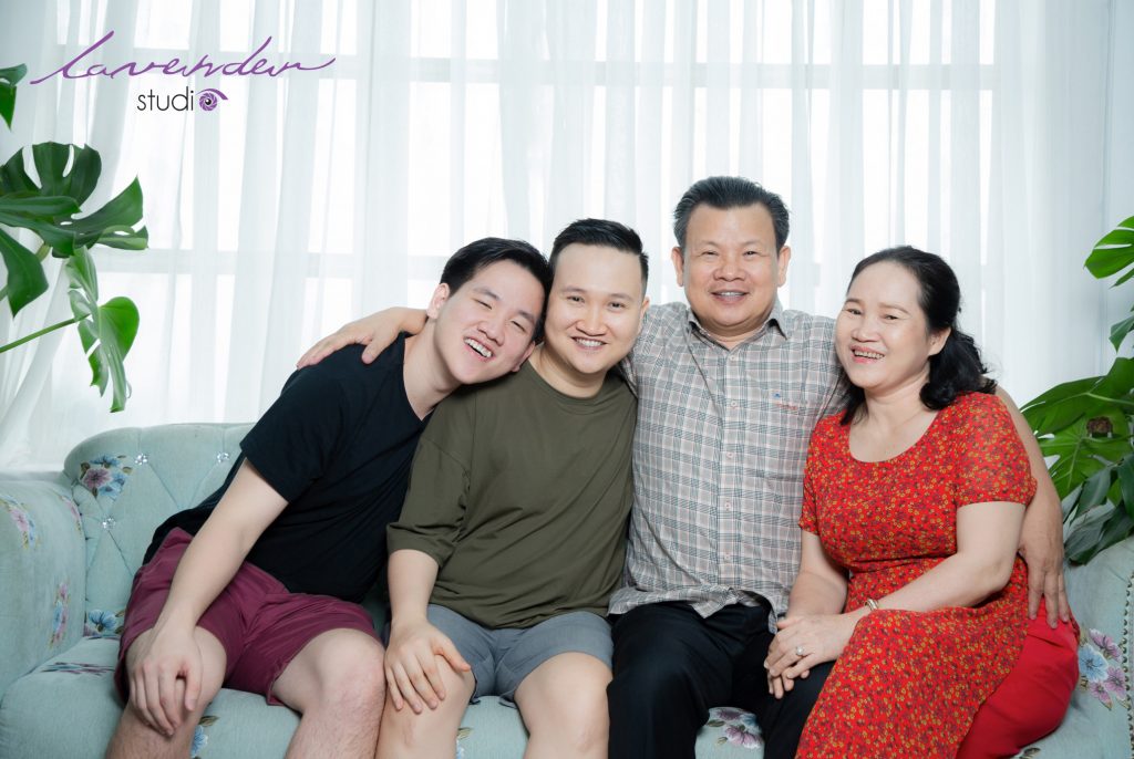 Chụp hình gia đình Tết tại HCM