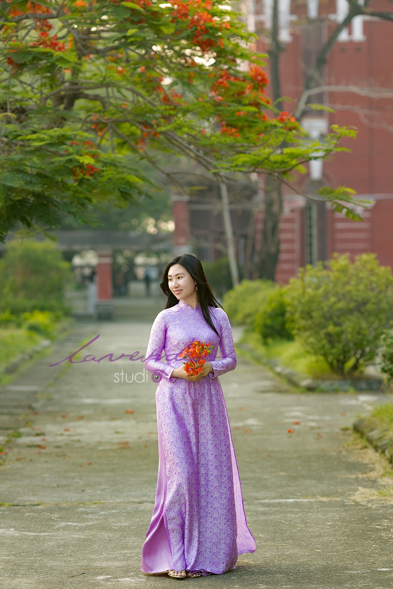 Chụp ảnh áo dài đẹp tại lavender studio Hà Nội giá bao nhiêu