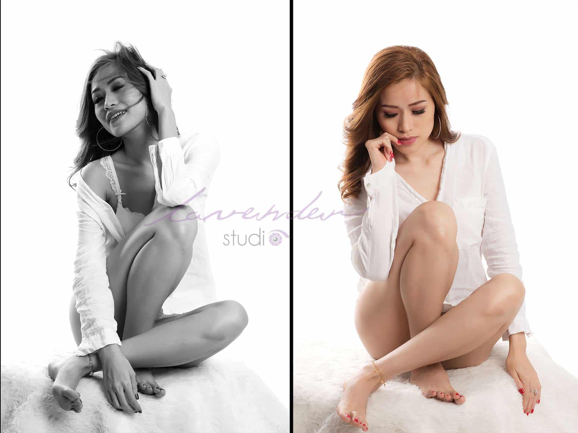 Chụp ảnh sexy quyến rũ cùng studio Lavender