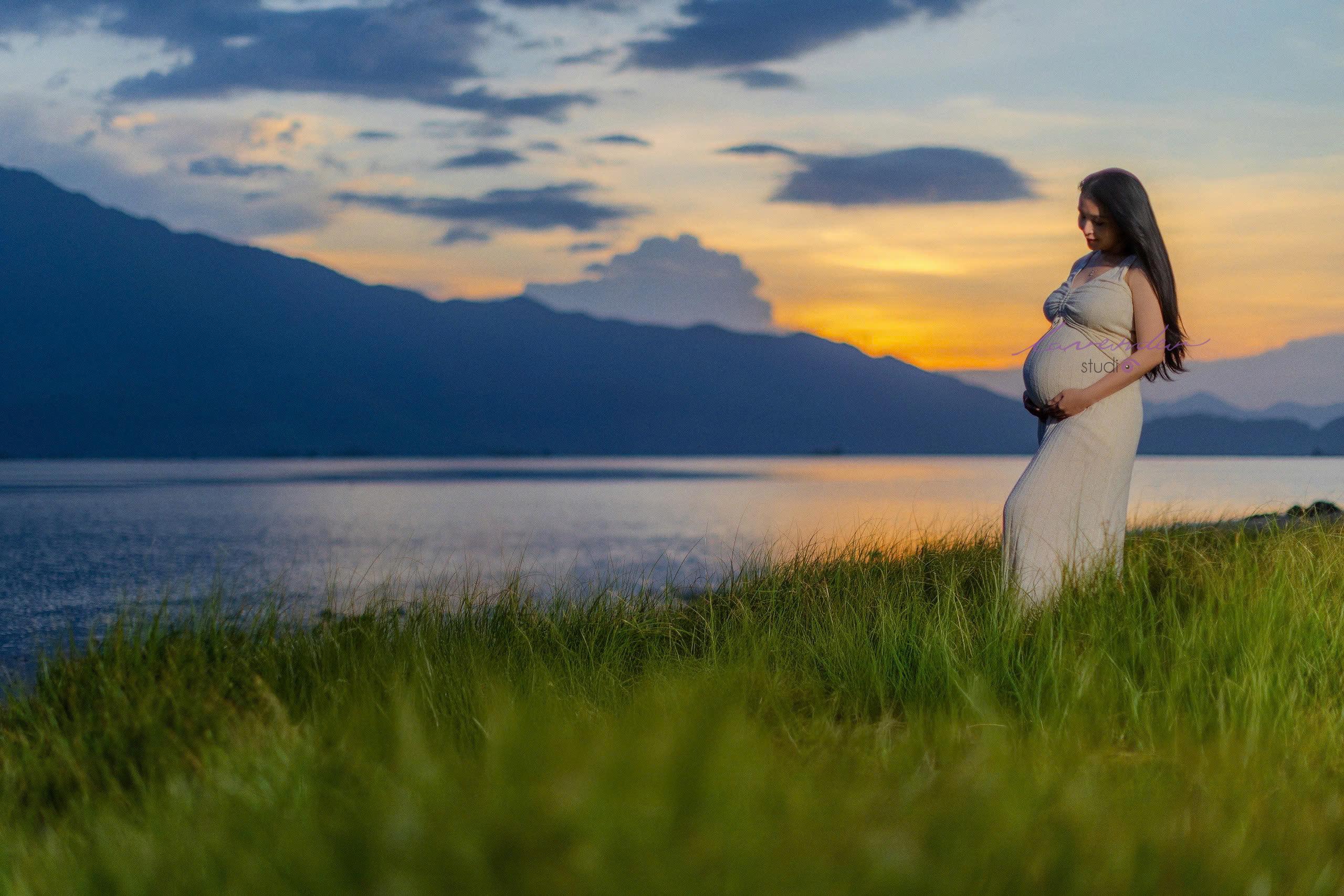 Chụp hình bầu đẹp ở Lăng cô