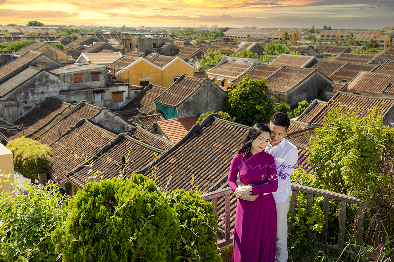 Giá gói chụp ảnh couple áo dài ở Hội An Đà Nẵng