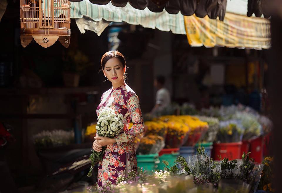 Giá chụp ảnh áo dài ngoại cảnh Tết ở Hà Nội